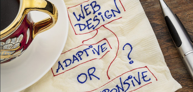 web design adaptive orと書かれた紙