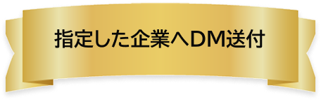 指定した企業へDM送付