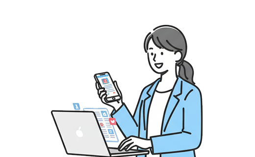 広報業務（SNS運用／ブログ作成）