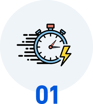 スピーディーな対応力